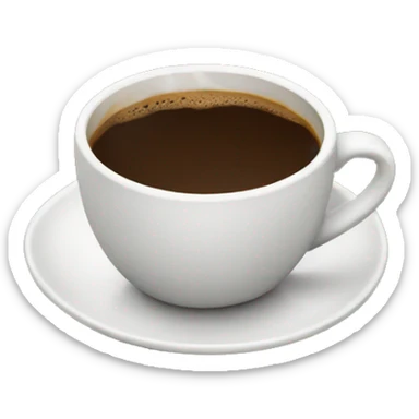 Coffee sticker