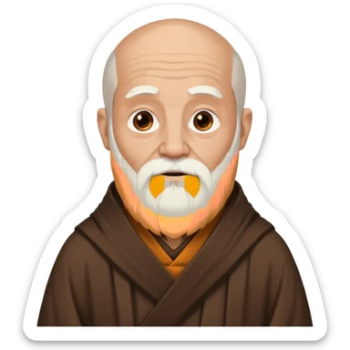 old european monk sticker