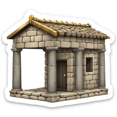 soldier barracks, roman sticker