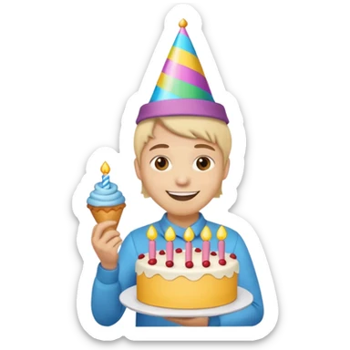 birthday sticker