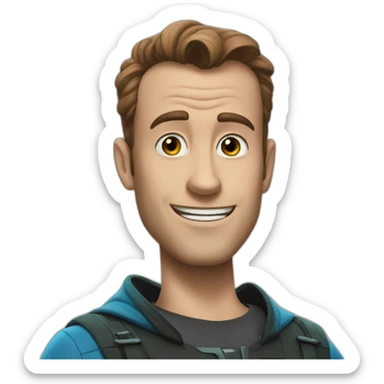 Hal from Megamind sticker