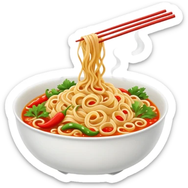 spicy noodles sticker