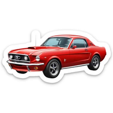voiture mustang sticker