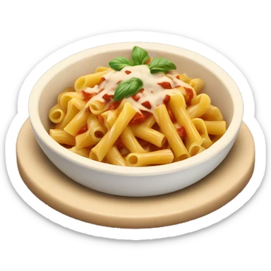 Pasta bowl with sauce  sticker