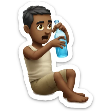 thirsty sticker