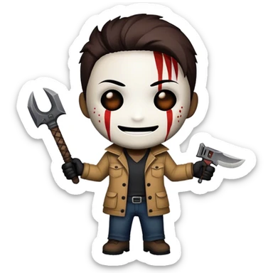 can you create a dead by daylight emoji for twitch? make it chibi design sticker