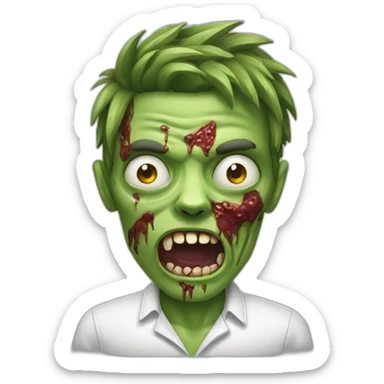 Vegan-zombie sticker