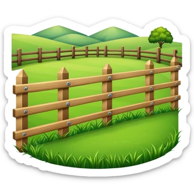 enclosure pasture sticker