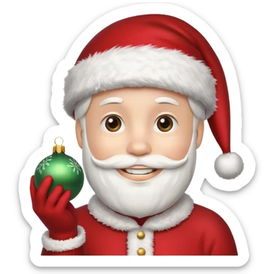  kurwa bober merry christmas  sticker