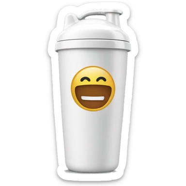 Protein Shaker cup  sticker