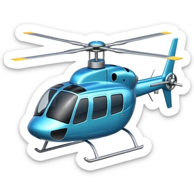 helicopter rotor sticker
