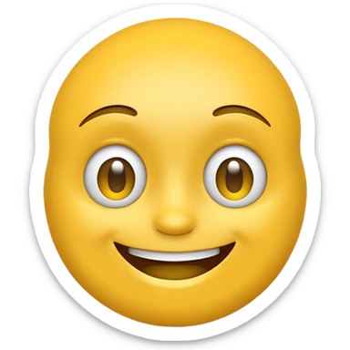 AI emojie worth sticker