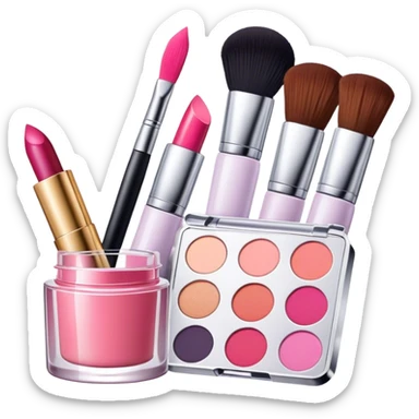 Makeup products  sticker