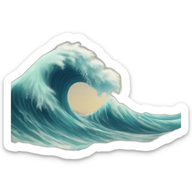 tsunami sticker