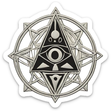 occult symbol  sticker
