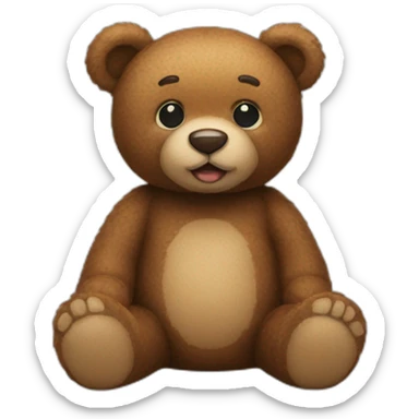 teddy bear sticker