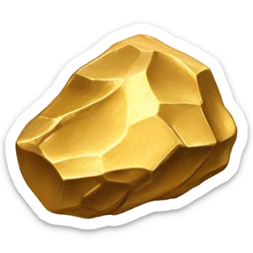 Gold Nugget  sticker