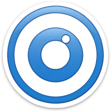 "Símbolo no formato de círculo, fundo sólido na cor azul oficial do Instagram (#0095F6), com um check branco nítido e alinhado no centro. Estilo minimalista, sem sombras, exatamente como o selo de verificação do Instagram." sticker