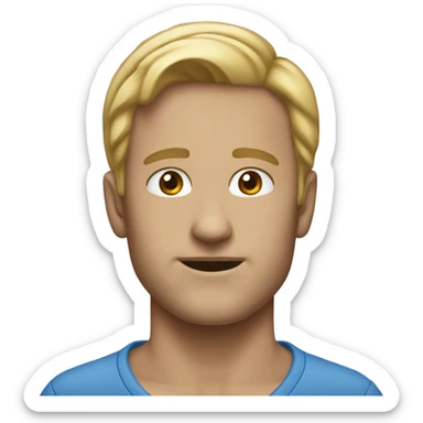 blue pinpoint sticker