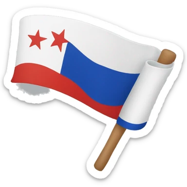 Bandera de un pais que no existe sticker