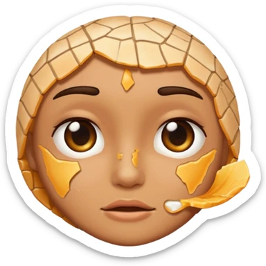 Super dried out skin that is peeling sticker