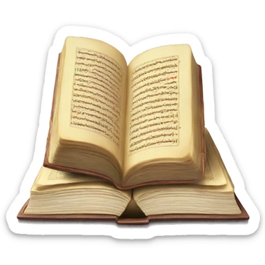 Quran book sticker