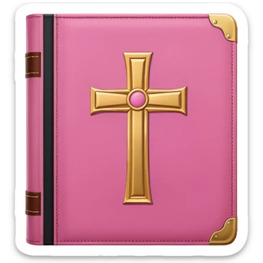 pink bible sticker