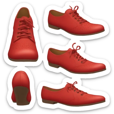 red shoes sticker