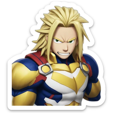 my hero academia all might sticker