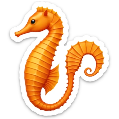 Seahorse emoji sticker