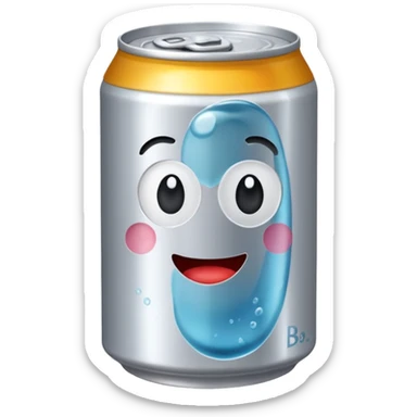 B Soda sticker