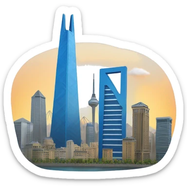 Tallest city 🇦🇲🇦🇿 sticker