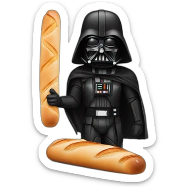 Dark vador avec baguette sticker