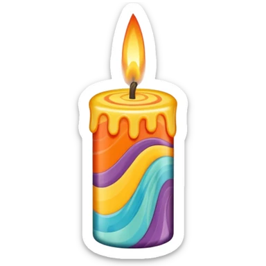 Curso de velas artesanales  sticker
