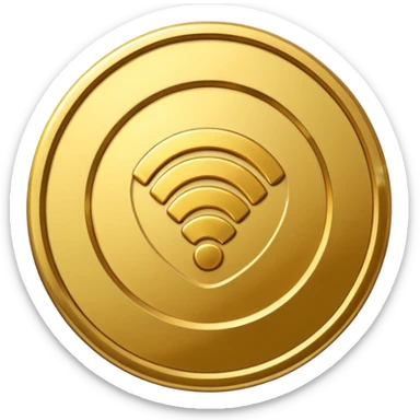 wifi money coin  sticker