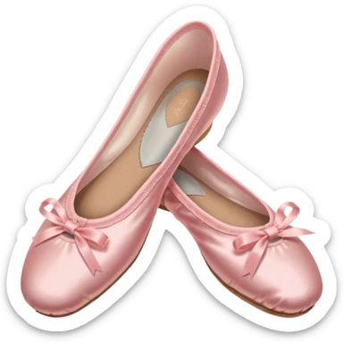 Pink ballet shoes  sticker