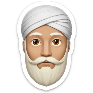 islamist in turban sticker