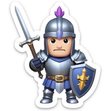 Mini pekka from clash royale  sticker