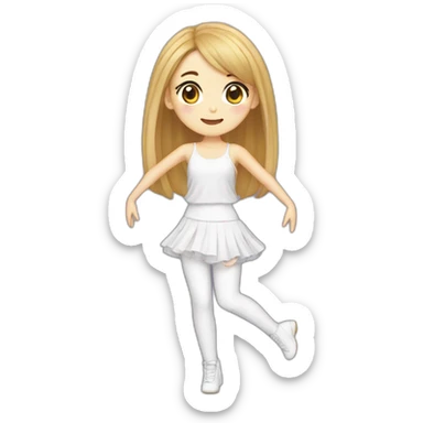 Danseuse de k-pop sticker