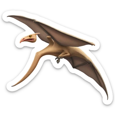realistic pterodactyl sticker
