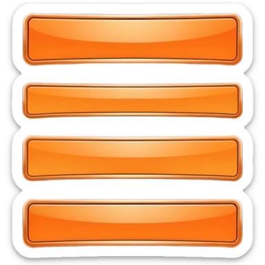 elegant horizontal banner using HEX code #FF6A00 as the color sticker