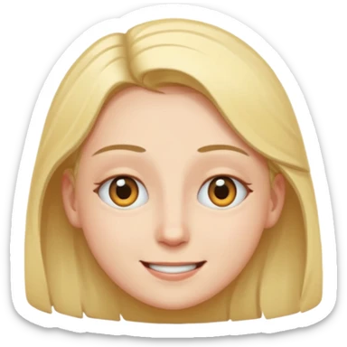 eye twitch smiling, one eye half closed sticker