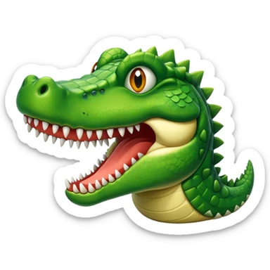 crocodile emoji sticker