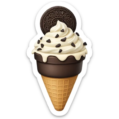 Oreo ice cream sticker