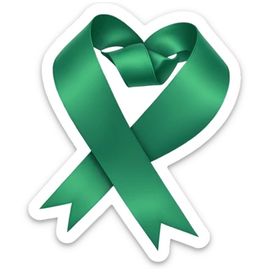 Give me green ribboncreat green ribbon emoji emoji sticker