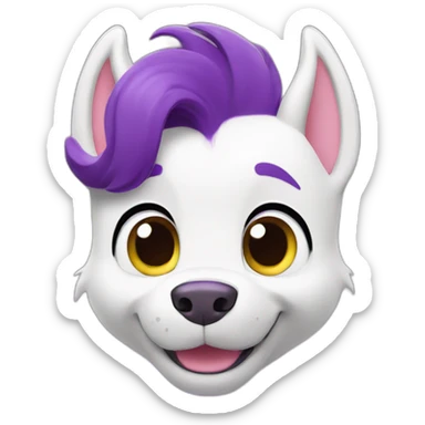 paw patrol Pegasus purple sticker