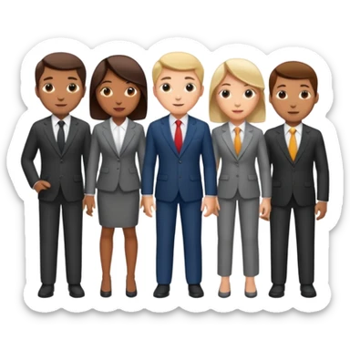 group of people, media agency sticker