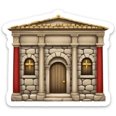 soldier barracks, roman sticker