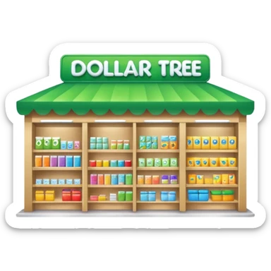 Dollar Tree sticker