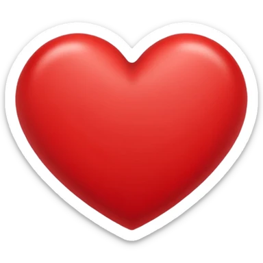 hand drawn outlined heart icon sticker